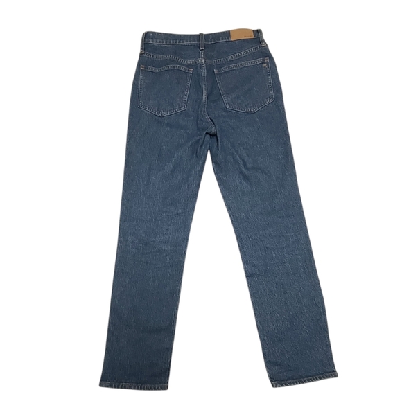 Madewell Blue Straight Leg Jeans - Picture 2 of 12